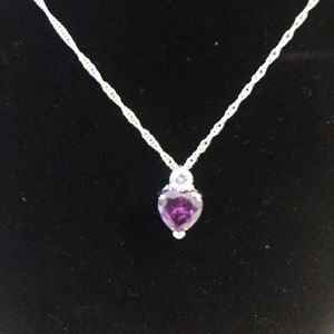 18 Kt White Gold filled necklace